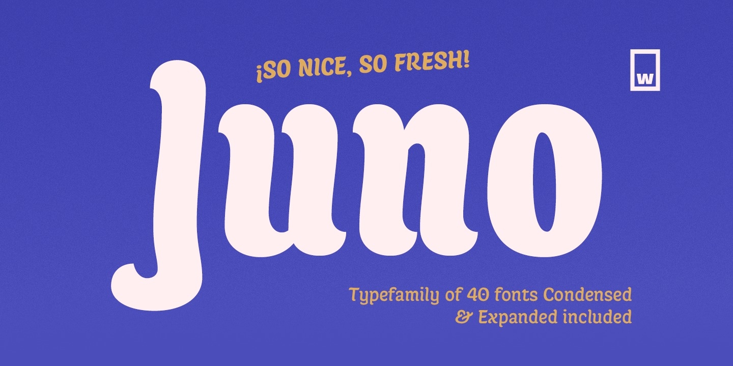 Juno Expanded Font